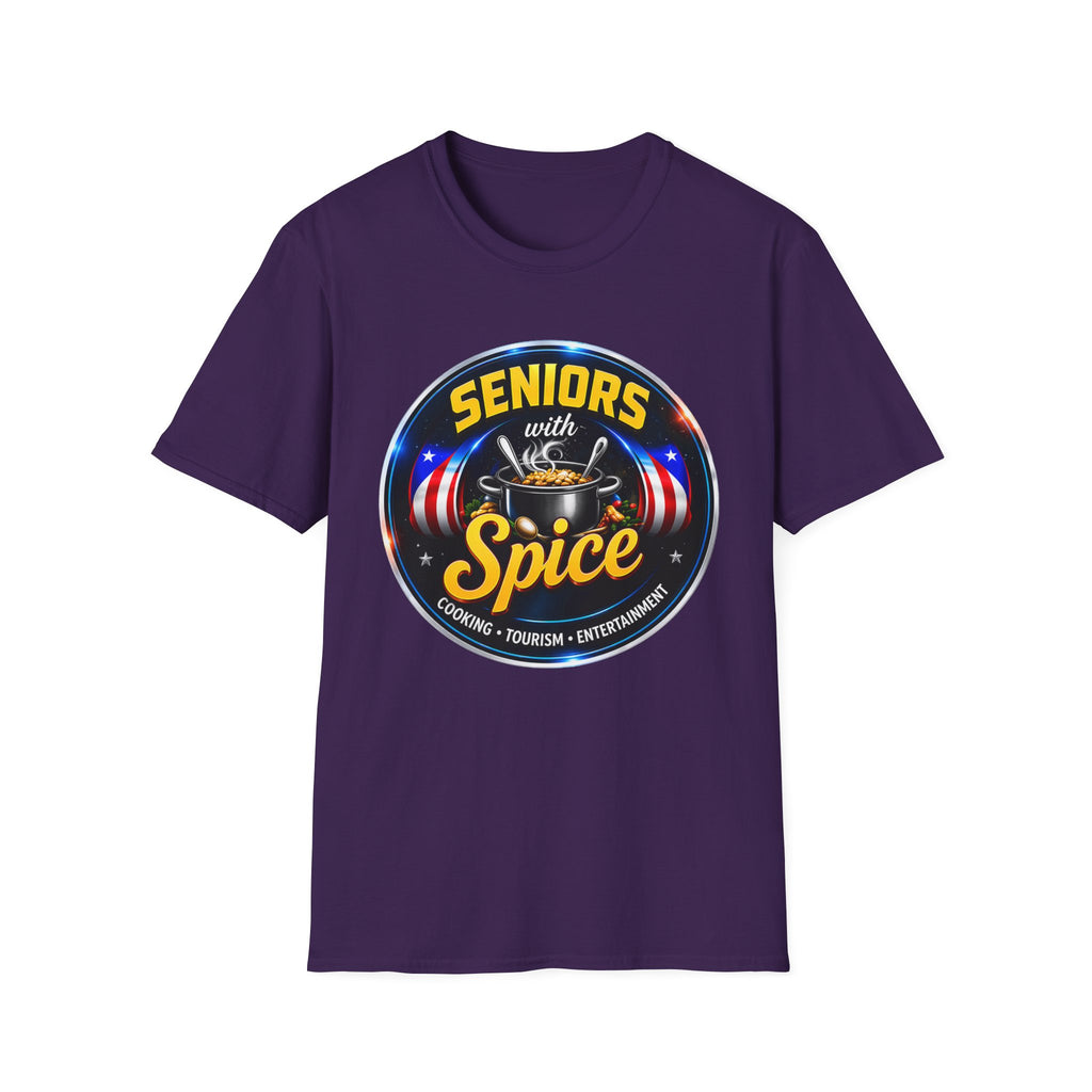 Seniors With Spice Funny Retirement/Grandparents Tee (Seniors With Spice)
