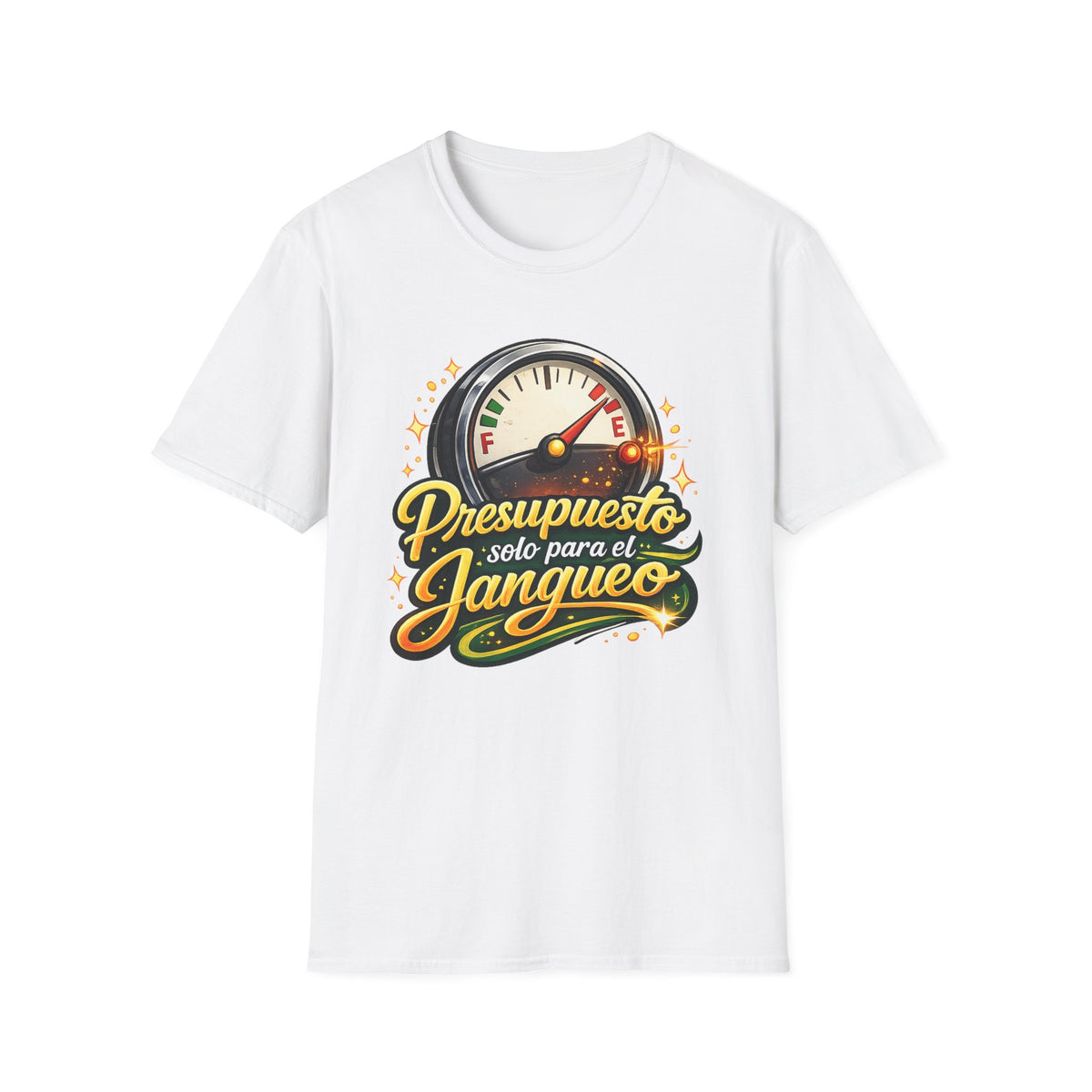 Presupuesto Shirt — 'Presupuesto' Gas Gauge Graphic Tee