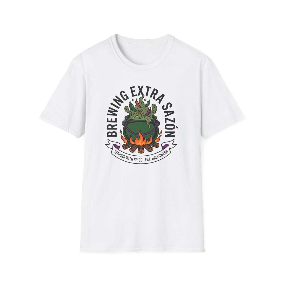 Brewing Extra Sazón Cauldron T-Shirt
