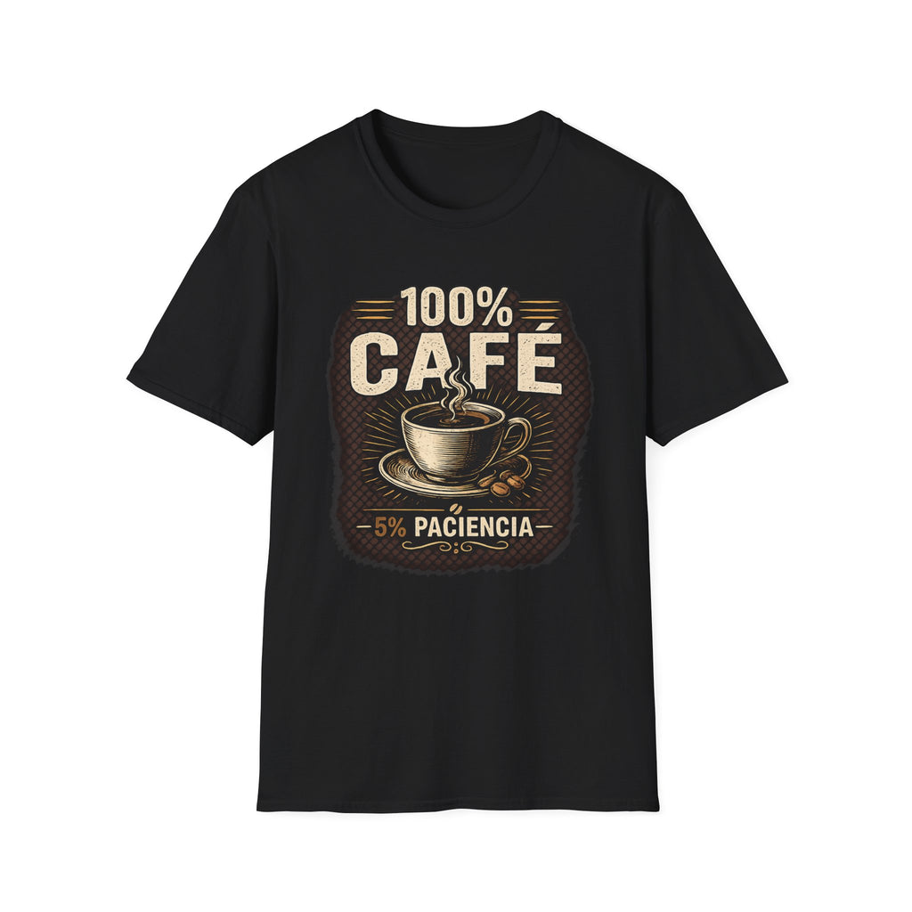 100% Café vintage coffee design T-Shirt | Coffee cup, caffeine lover